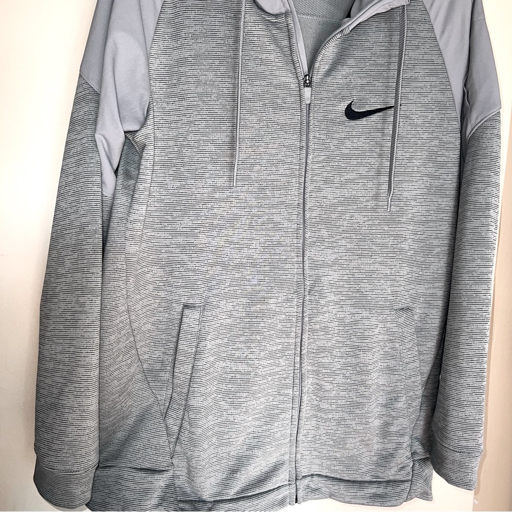 Men’s Nike Zip Hoodie Arm Pocket Sweatshirt Dri-Fit Jacket - Picture 7 of 13